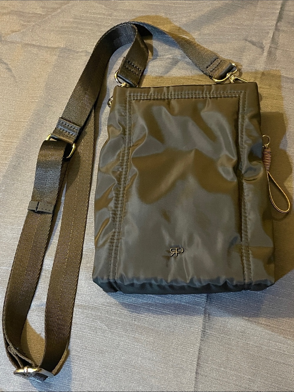 Parfois Black Crossbody Sling Bag for Men